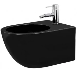 Rea C9901 Bidet wisz$550cyCarlo Mini Black Mat - Akcesoria do armatury i ceramiki - miniaturka - grafika 1