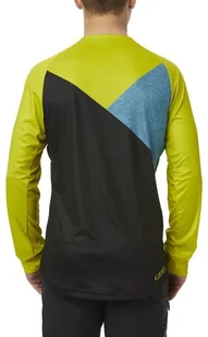 Koszulka męska GIRO ROUST LS JERSEY długi rękaw citron green shadow roz. M DWZ - Kurtki rowerowe - miniaturka - grafika 1