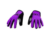 Rękawiczki rowerowe - Dziecięce rękawice rowerowe Woom 5 fioletowy - miniaturka - grafika 1