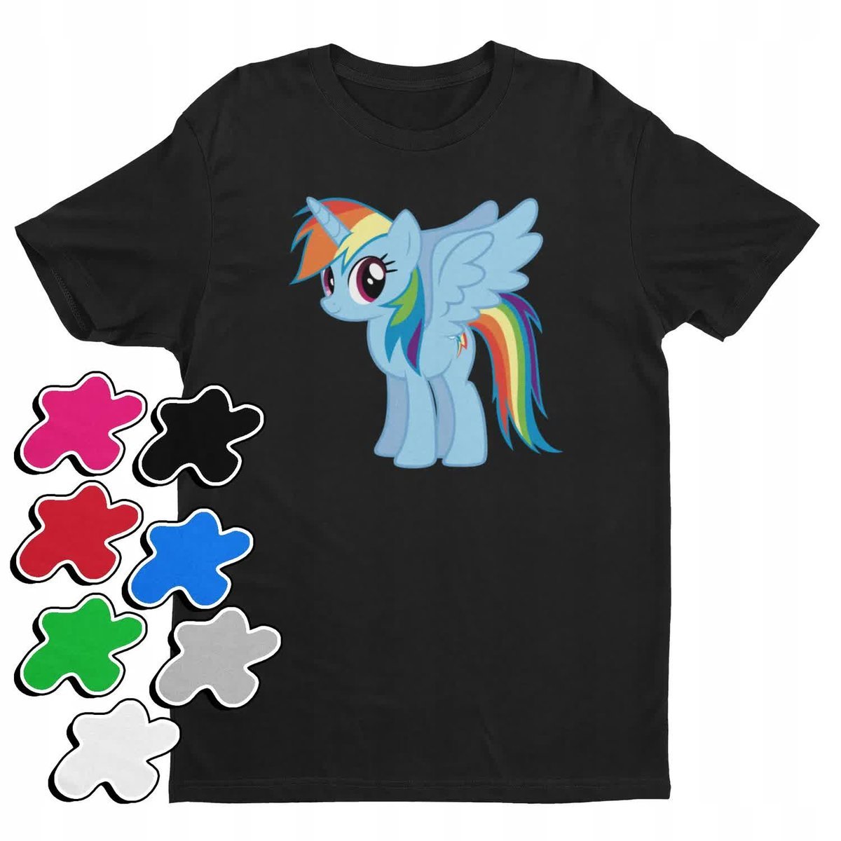 Koszulka Dziecięca Z Nadrukiem My Little Pony Rainbow Dash -L 146-152