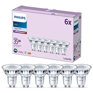 Philips żarówka LED GU10 3,5W 275lm 840 36° 6 szt. - Żarówki LED - miniaturka - grafika 1