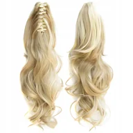 Ozdoby do włosów - Włosy Syntetyczne Doczepiane Kucyk na Klipsie 55 cm Clip In Jak Naturalne - miniaturka - grafika 1