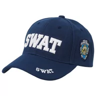 Czapki męskie - Czapka z daszkiem SWAT granatowa męska dżokejka - miniaturka - grafika 1