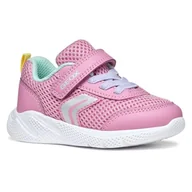 Buty dla dziewczynek - Geox B Sprintye Girl D buty typu sneakersy niemowlęce dziewczęce, Kolor różowy, 20 EU - miniaturka - grafika 1