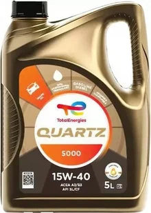 Total 15W40 5L QUARTZ 5000 - Płyny eksploatacyjne do aut - miniaturka - grafika 1
