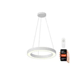 Lampy sufitowe - Immax NEO - LED Żyrandol ściemnialny na lince PASTEL LED/52W/230V 60 cm biały - miniaturka - grafika 1