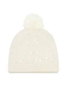 Guess Czapka V5BZ03 Z39B0 Écru - Czapki damskie - miniaturka - grafika 1