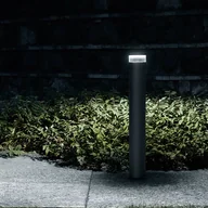 Lampy ogrodowe - Flos Architectural Słupek oświetleniowy LED Pointbreak Bollard 2, czarny - miniaturka - grafika 1