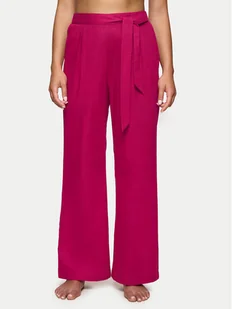 Triumph Spodnie materiałowe Summer 10222571 Różowy Relaxed Fit - Spodnie damskie - miniaturka - grafika 1