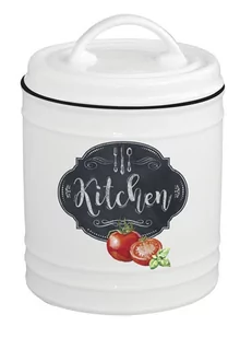 Nuova Cer R2S Porcelanowy pojemnik z pokrywą R2S 1620 KIBK - Pojemniki kuchenne - miniaturka - grafika 1