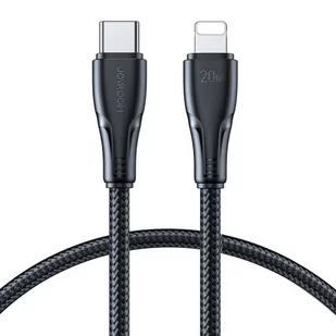 Joyroom kabel USB C - Lightning 20W Surpass Series do szybkiego ładowania i transferu danych 0,25 m czarny (S-CL020A11) - Kable komputerowe i do monitorów - miniaturka - grafika 1