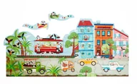 Puzzle - Puzzle 2 w 1 podłogowe i pierwsze puzzle - Miasto 80 el. Scratch - miniaturka - grafika 1