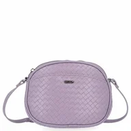 Torebki damskie - Uniwersalna Listonoszka Damska firmy David Jones Jasno Fioletowa - miniaturka - grafika 1