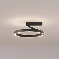 Lampy sufitowe - Lampa sufitowa LED Molto Luce Melli SDI, czarna, aluminium, Ø 33 cm - miniaturka - grafika 1