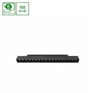 Lampy pozostałe - SYSTEM SHIFT - GRID M oprawa na szynoprzewód 303x23x42mm 17W 35st czarny SPECTRUM - miniaturka - grafika 1