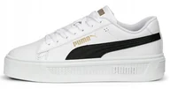 Buty sportowe damskie - Puma Smash Platform v3 390758 04 Buty Białe - miniaturka - grafika 1