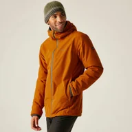 Kurtki i kamizelki sportowe męskie - Regatta Kurtka męska przeciwdeszczowa Caspen Pomarańczowy, Rozmiar: 3XL - miniaturka - grafika 1