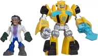 Figurki dla dzieci - Hasbro Transformers Rescue Bots Bumblebee &amp; Doktor Greene B5221 - miniaturka - grafika 1