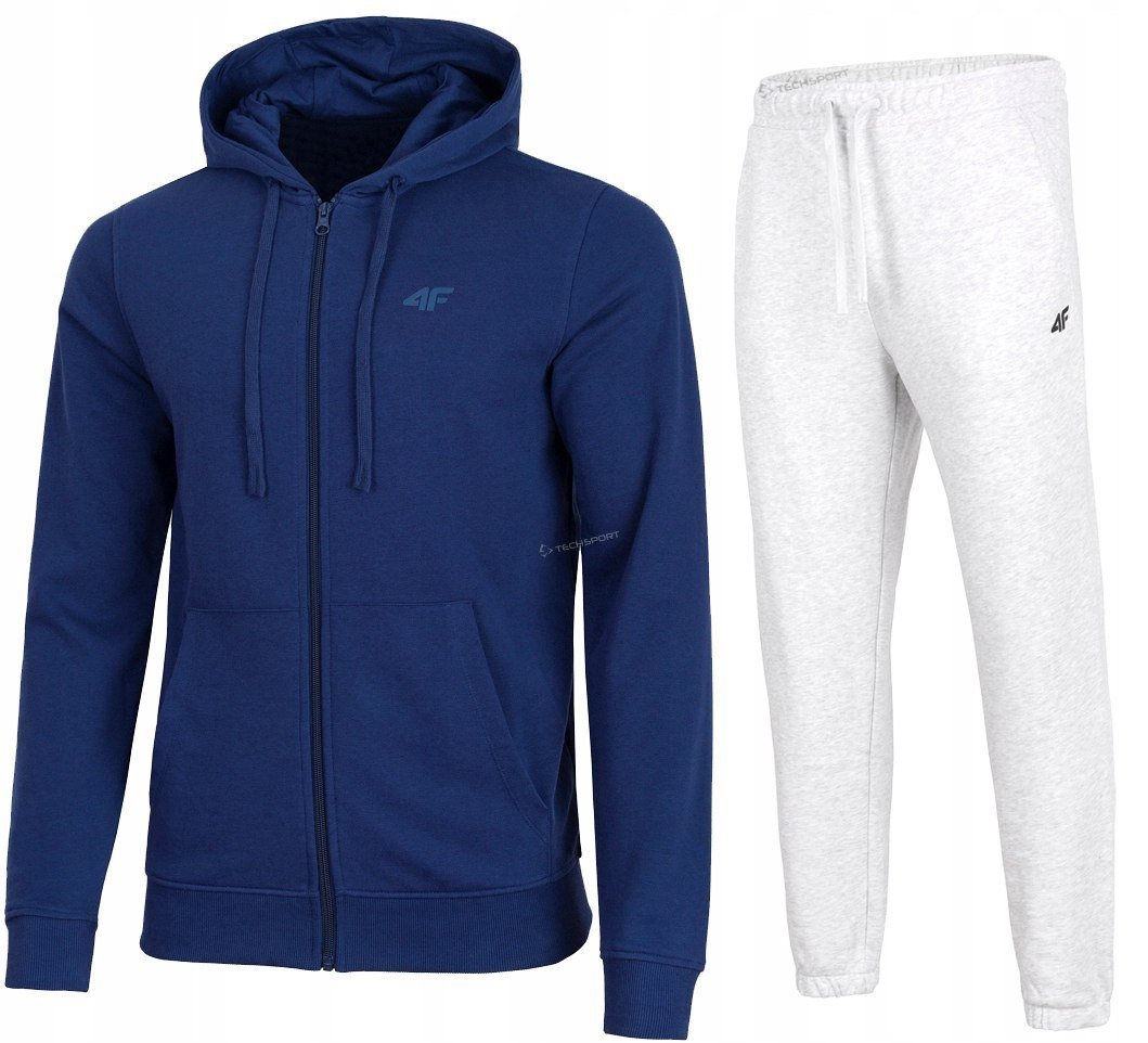 4F MÄSKI DRES BAWEĹNA KOMPLET BLUZA SPODNIE / rozm L