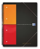 Szkolne artykuły papiernicze - Oxford Kołonotatnik Meetingbook z tagami B5 w kratkę - szary 400080788 - miniaturka - grafika 1