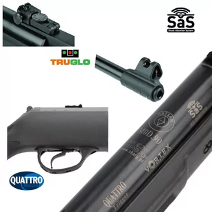 Wiatrówka Hatsan 90 Vortex, sprężyna gazowa 4.5 mm - Wiatrówki karabinki - miniaturka - grafika 2