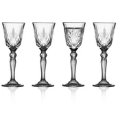 Kieliszki - Lyngby Glas Kieliszki ze szkła kryształowego Melodia 31133 4 x 50 ml - szklanka lub karafka - miniaturka - grafika 1