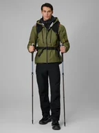 Spodnie sportowe męskie - 4F Spodnie softshellowe membrana 5000 męskie - czarne XXL - miniaturka - grafika 1