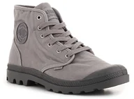 Półbuty męskie - Palladium Pampa High Hi 02352-071-M Gray Flannel - miniaturka - grafika 1