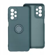 Etui i futerały do telefonów - Futerał SILICONE RING do SAMSUNG A16 5G / A16 4G zielony - miniaturka - grafika 1