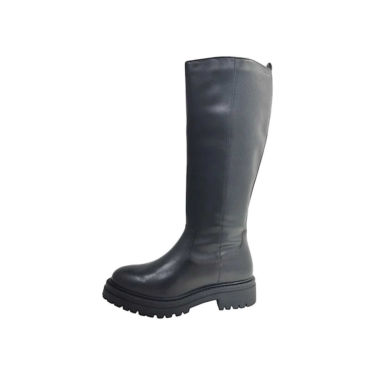 Geox Dziewczęce D Iridea Kolano High Boot, czarny, 41 EU