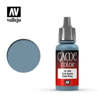Akcesoria do gier planszowych - Vallejo Game Color Steel Grey 72.102 - miniaturka - grafika 1