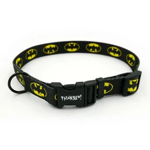 Obroża dla Psa Regulowana Bat Dog, wąska 2 cm, dla mniejszych psów i szczeniaków, czarne okucia-M 28-40 cm - Szelki dla psów - miniaturka - grafika 1