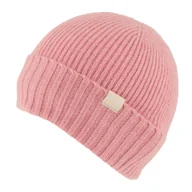 Czapki damskie - Regatta Czapka damska zimowa Ribbed Basic Różowy - miniaturka - grafika 1