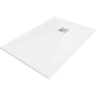 Mexen Stone+ brodzik kompozytowy prostokątny 90 x 70 cm, biały - Brodziki prysznicowe - miniaturka - grafika 1