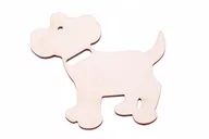 Zabawki interaktywne dla dzieci - Piesek ze sklejki do decoupage, do malowania, do zdobienia. - miniaturka - grafika 1