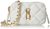 Torebki damskie - Steve Madden Pikowana stokrotka crossbody, biały, One Size - miniaturka - grafika 1