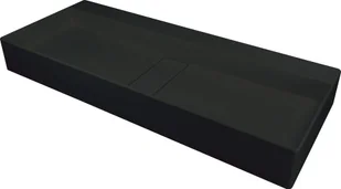 Deante Umywalka granitowa nablatowa Blur czarna nero CQB_NU8S - Umywalki - miniaturka - grafika 1