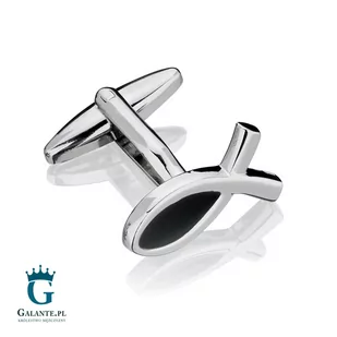 Spinki do mankietów X2 Ryba Symbol - Spinki do mankietów i krawatów - miniaturka - grafika 2