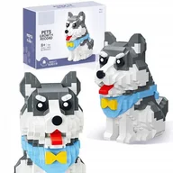 Klocki - Klocki konstrukcyjne mini budowlane cegiełki model figurka DIY pies 796el - miniaturka - grafika 1
