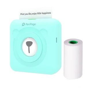 Drukarka OWSOO PeriPage Mini Pocket Wireless BT Thermal Printer niebieska - Drukarki - miniaturka - grafika 1