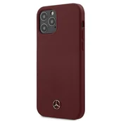 Etui i futerały do telefonów - Mercedes MEHCP12MSILRE iPhone 12/12 Pro 6,1" czerwony/red hardcase Silicone Line Mer006992-0 - miniaturka - grafika 1