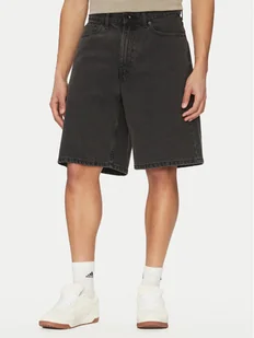 Vans Szorty jeansowe Check-5 VN000C9V Szary Baggy Fit - Spodenki męskie - miniaturka - grafika 1