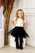 Sukienki i spódniczki dla dziewczynek - Czarna tiulowa spónica dla dziecka Jessica - miniaturka - grafika 1