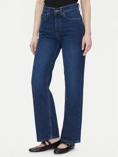 Pepe Jeans Jeansy Robyn PL204901 Niebieski Straight Fit - Spodnie damskie - miniaturka - grafika 1