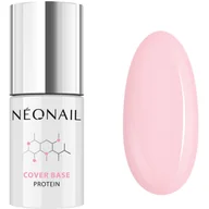 Lakiery hybrydowe - Neonail NOWOŚĆ! Lakier hybrydowy Cover Base Protein Nude Rose 7,2 ml 7033-7 - miniaturka - grafika 1