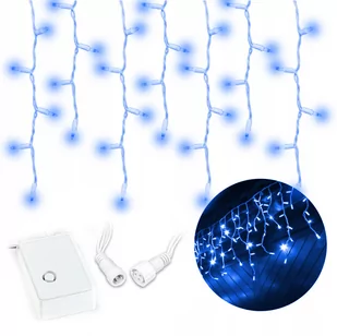Lampki Świąteczne Zewnętrzne Sople 500 Led 19M Niebieskie - Oświetlenie świąteczne Lampki Świąteczne Zewnętrzne Sople 500 Led 19M Niebieskie - Oświetlenie świąteczne - miniaturka - grafika 1