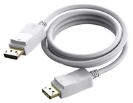 Kable komputerowe i do monitorów - Version 1.4 8K bei 60 Hz - Goldstecker - DP m zu DP m - Aussendurchmesser 7,3 mm - 28 AWG - 2 m - weiss - miniaturka - grafika 1