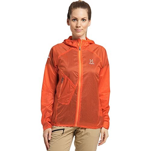 Haglöfs 605237_4U8 L.I.M SHIELD HOOD WOMEN Kurtka DAMSKA SOFT ORANGE/FLAME ORANGE Rozmiar S