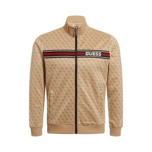 Męska Bluza GUESS KORBIN FULL ZIP TRACKSUIT Z2BQ06FL04Q-P13W – Beżowy - Bluzy męskie - miniaturka - grafika 1