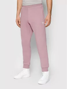 Adidas Spodnie dresowe Essentials HE9411 Fioletowy Slim Fit - Spodnie sportowe męskie - miniaturka - grafika 1